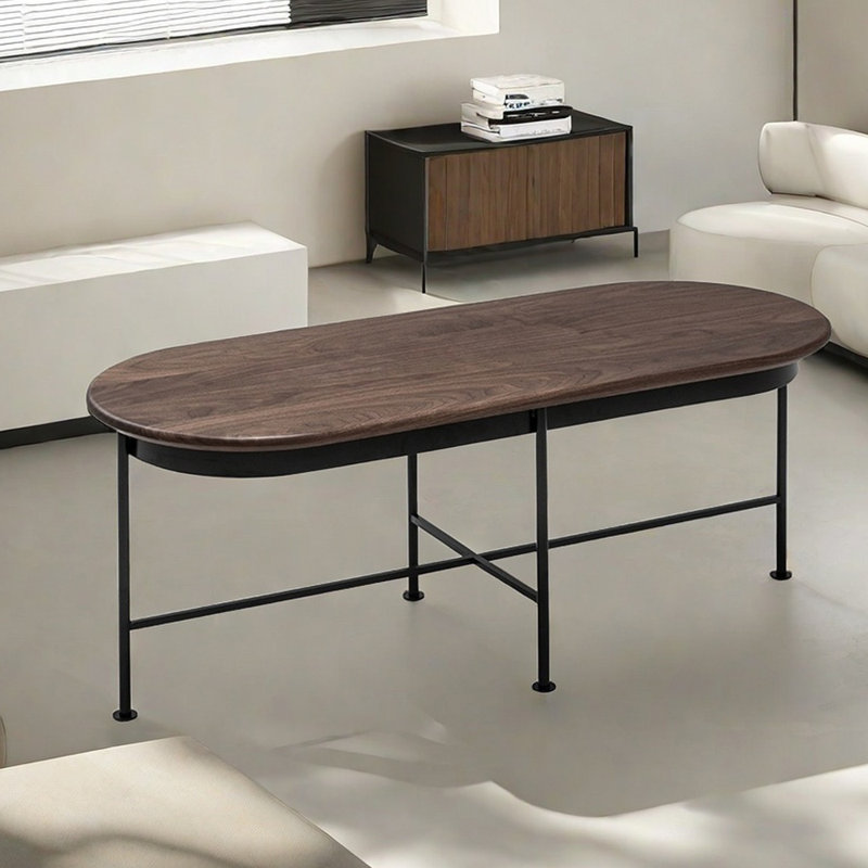 Solid Wood Coffee Table, Brown