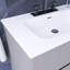 30 po W Meuble-lavabo simple avec lavabo et 3 trous de robinet-528675325