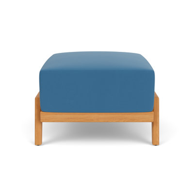 Alpine Rectangle Outdoor Teak Ottoman Patio Ottoman