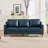 Azriah 80.31'' Faux Leather Square Arm Sofa-1610690201