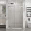Porte de douche coulissante sans cadre-127317703