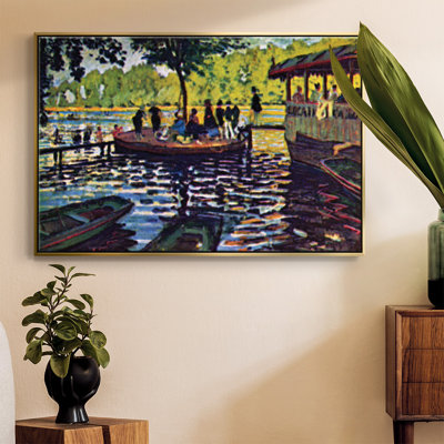La Grenouillère par Monet sur toile