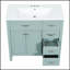 Meuble-lavabo de 36 pouces avec lavabo et tiroirs, pour des mises à jour élégantes et fonctionnelles-1189627344