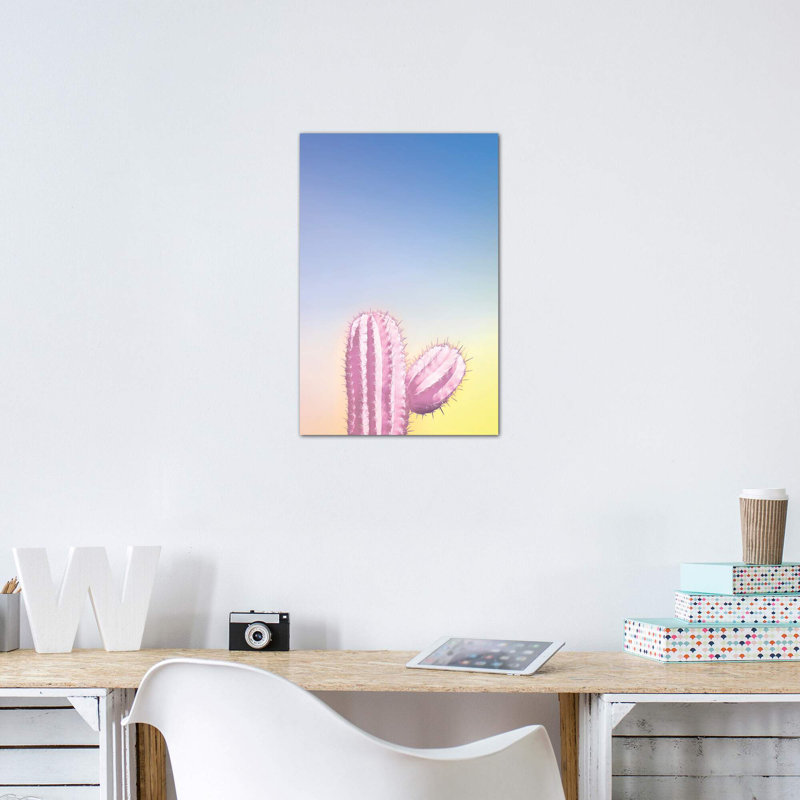 Art my cactus, Toile tendue, H 26 po x l 18 po x P 1,5 po