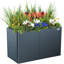 Grande boîte à fleurs d'extérieur moderne en métal de 32 po de hauteur-48194663-47797637