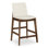 Deco Counter Stool White PVC