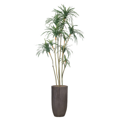 88.25'' Faux Pine Tree in Pot