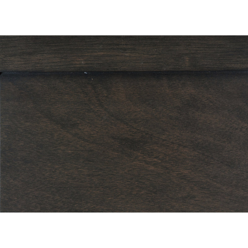 Table de chevet de chambre à coucher avec 2 tiroirs, teinte grise, table de chevet Classic Vibe