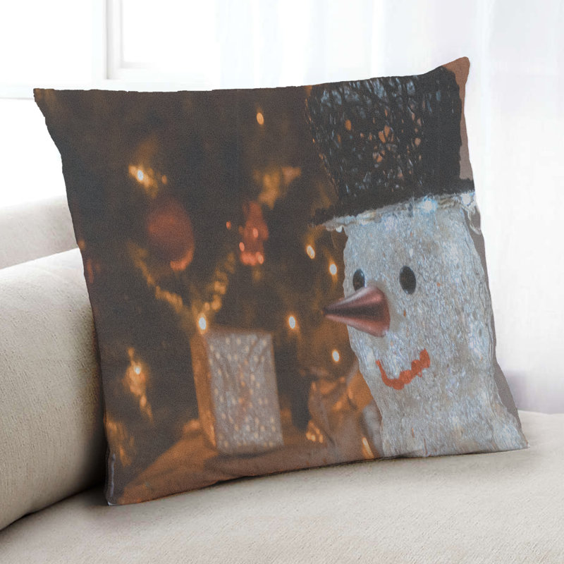 Outdoor Throw Pillow, Microsuede