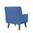 Tufted Linen Upholstered Accent Armchair With Solid Wood Leg-1144270146-1144270144