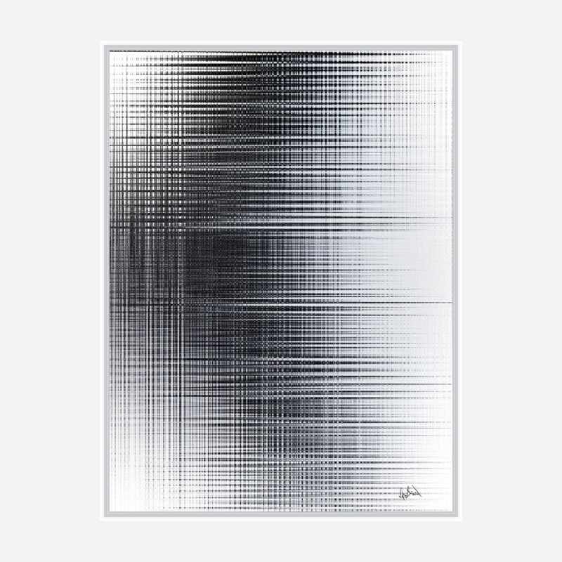 BUCKLE - Unframed Print on Canvas, 25.5" H x 31.5" W x 1.75" D, White Framed Canvas