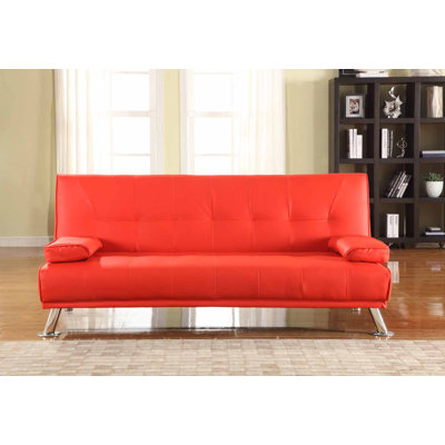 Dancer 3 Seater Faux Leather Sofa Bed