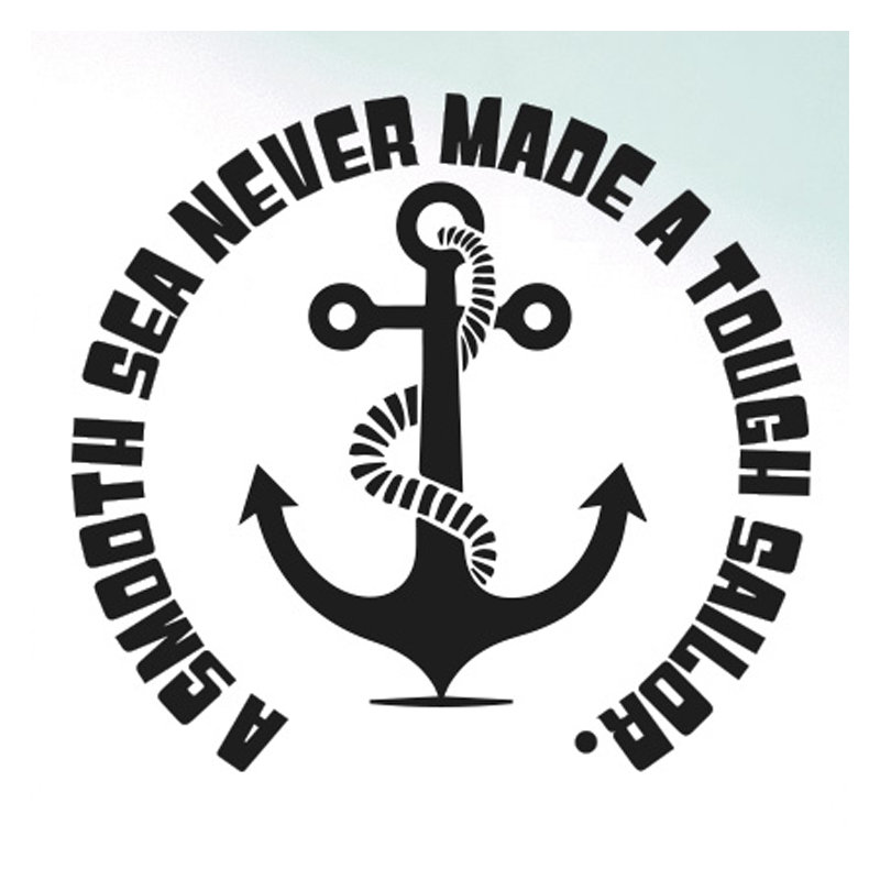 Nautical & Beach Wall Decal, Black