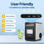 45 Lb.daily Production Pebble Ice Countertop Ice Maker With Self-cleaning