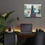 Art mural en verre «Hey Chicago 2» par Michael Mullan-1033087492