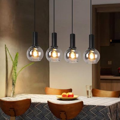 Modern Black Kitchen Island Pendant