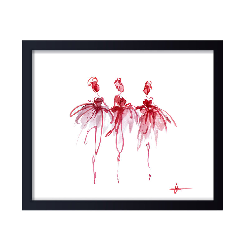 Classic Elegance After The Dance by  - Painting, 24" H x 30" W x 1.125" D, Framed Print, Black