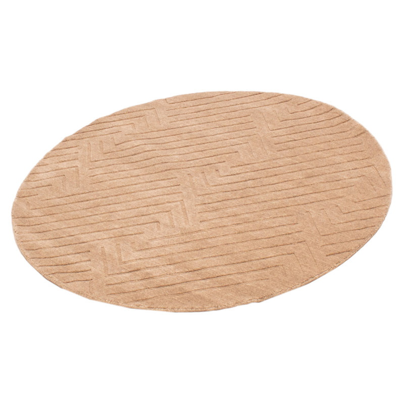 Kashkuli Gabbeh Tan Rug 5'4" x 5'4"
