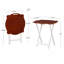 Ensemble de tables-plateaux 4 pièces Elvin