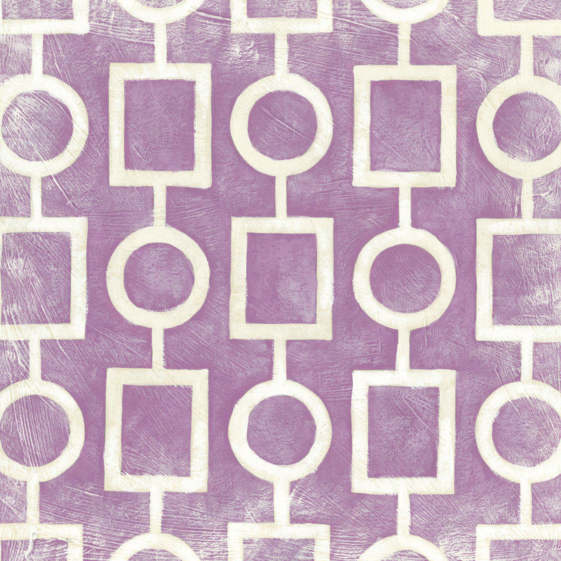 Modern Symmetry IV by Chariklia Zarris - Wrapped Canvas Painting, 30cm H x 30cm W