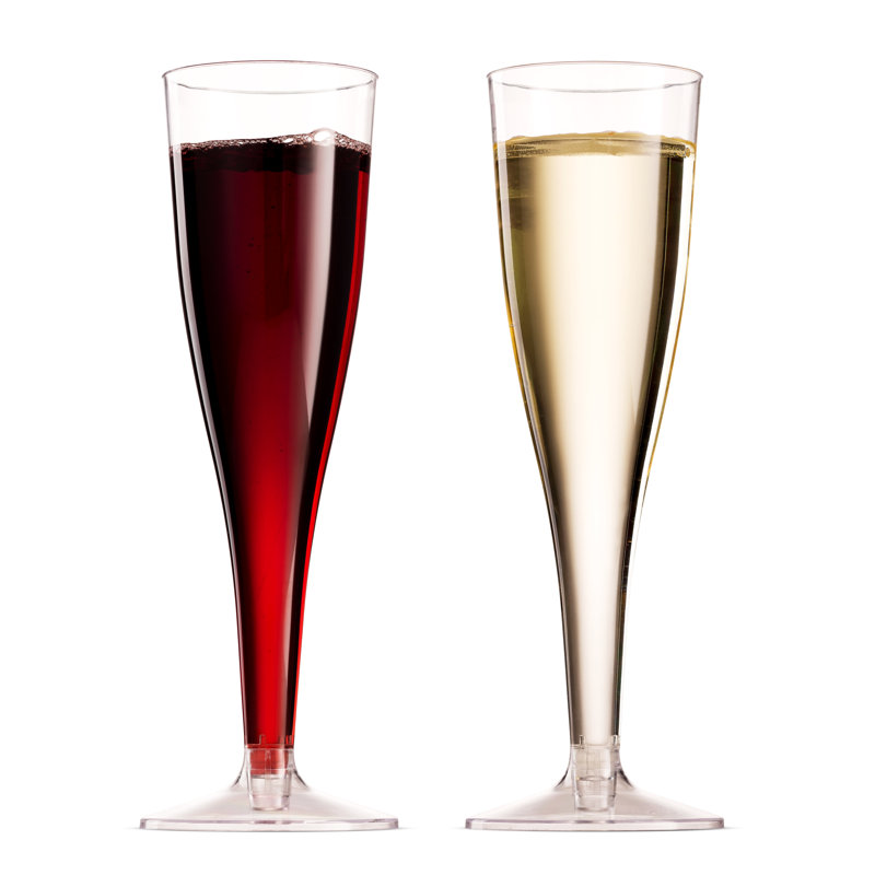 Flûte à champagne en plastique jetable pour 30 invités