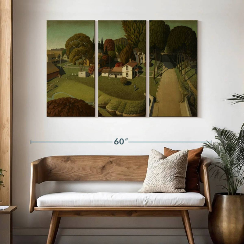 Alvord The Birthplace Of Herbert Hoover, 32" H x 50" W