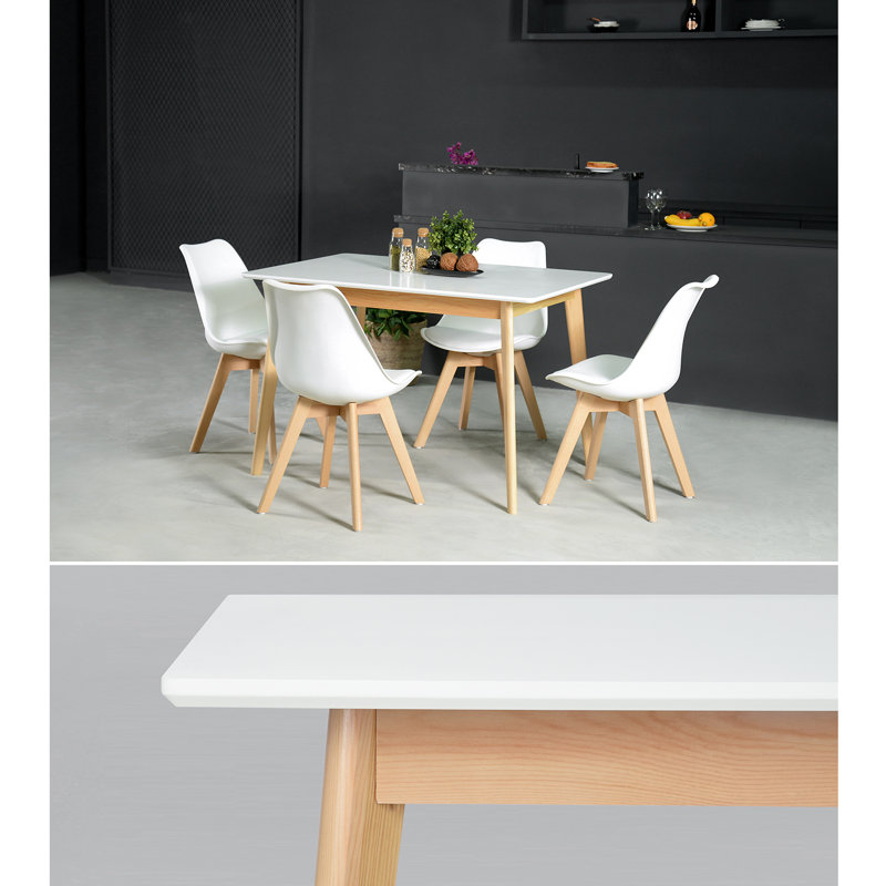 Carey Solid Wood Base Dining Table