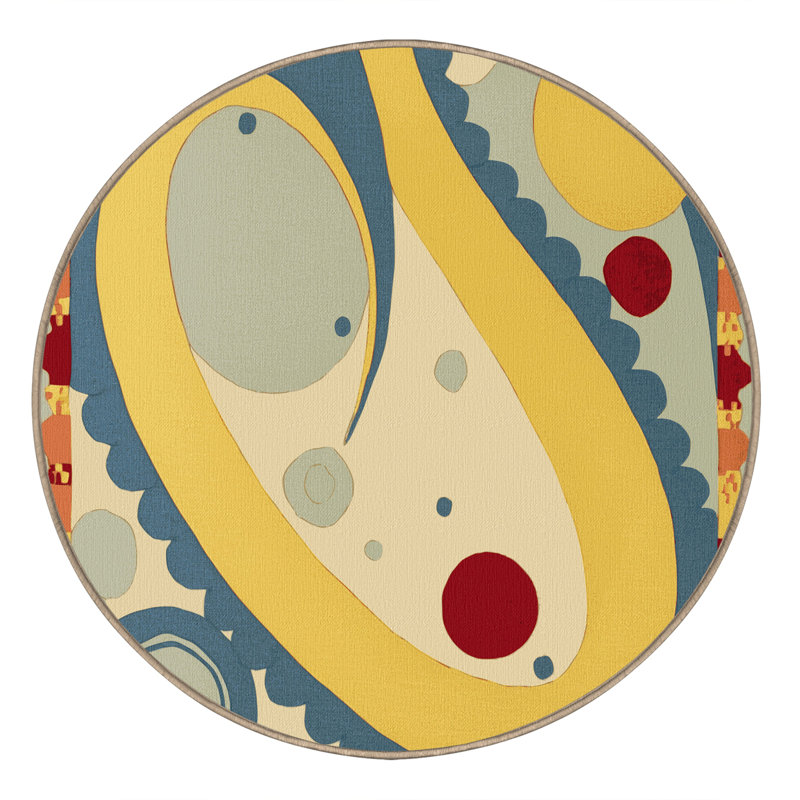 Breezy Jive Rug, Round 7'