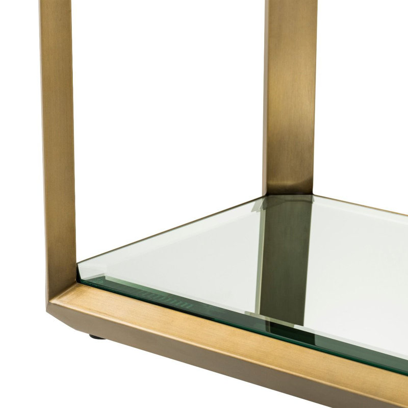 Callum 59'' Glass Top Console Table