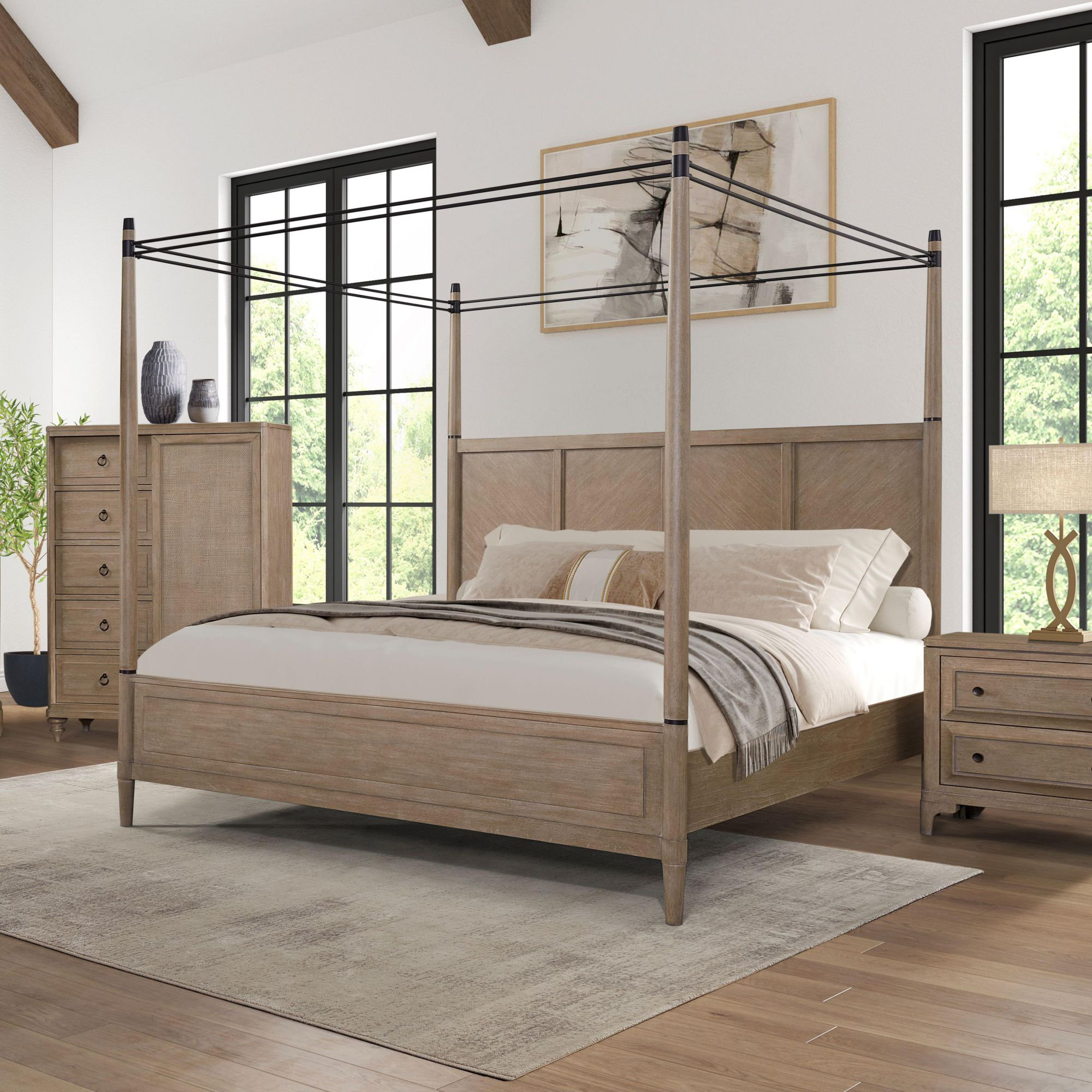 Leflore Heights Canopy Bed, King