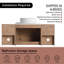Ensemble de meuble-lavabo flottant simple 48 po avec comptoir en quartz 48 po-2133903585