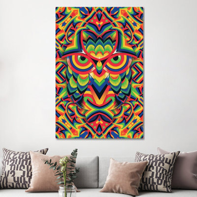 Owl 3 by Ali Gulec - Wrapped Canvas Print