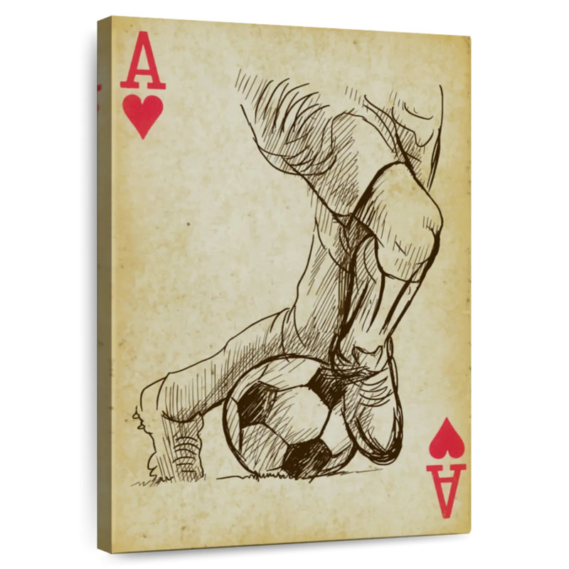 Ace Soccer, 48" H x 32" W