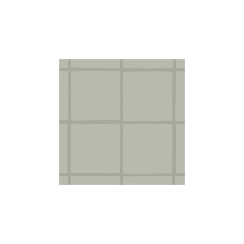 Ensemble de 12 mosaïques à joints droits 2 "x 2" Color Wheel Mosaics, Gris désert