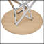 Robillard rond avec pieds en métal robustes-1526860885