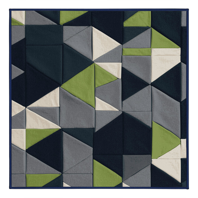 Celestial Rays Rug, Square 3'