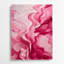 Aquarelle abstraite, art mural en métal rose 42-945050591