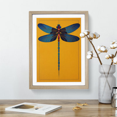 Striking Dragonfly - Framed Print