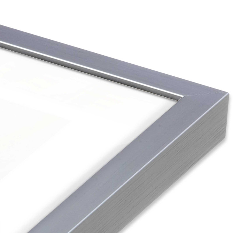 «Hazy Horizons I», reproduction, H 25,25 po x l 19,25 po x P 1,25 po, Cadre en chrome poli