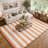 Premium Machine Washable Dream Shag ADS528 Striped Rug-1858973678-1858973576