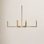 6 - Light Dimmable Geometric Chandelier