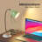 Modern Metal Table Lamp Set Of 2, Reading Bedside Lamps 350°Rotatable For Study Bedroom Dorm-1665101107-1665101106