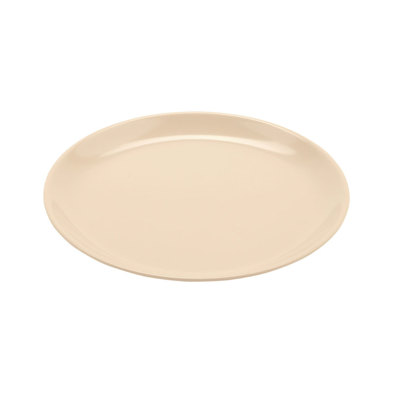 Assiette en mélamine de 9,5 po (ensemble de 12), Ivoire ivoire