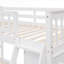 Lit superposé simple au-dessus d'un lit double en bois avec 6 tiroirs, fond à roulettes amovible, aucun sommier blanc requis pour la chambre à coucher