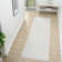 Two Tone Fringed Area Rug