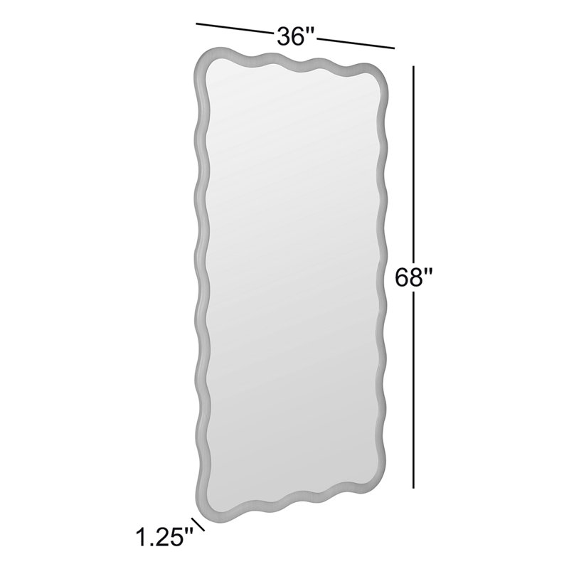 Candace Natural Floor Mirror