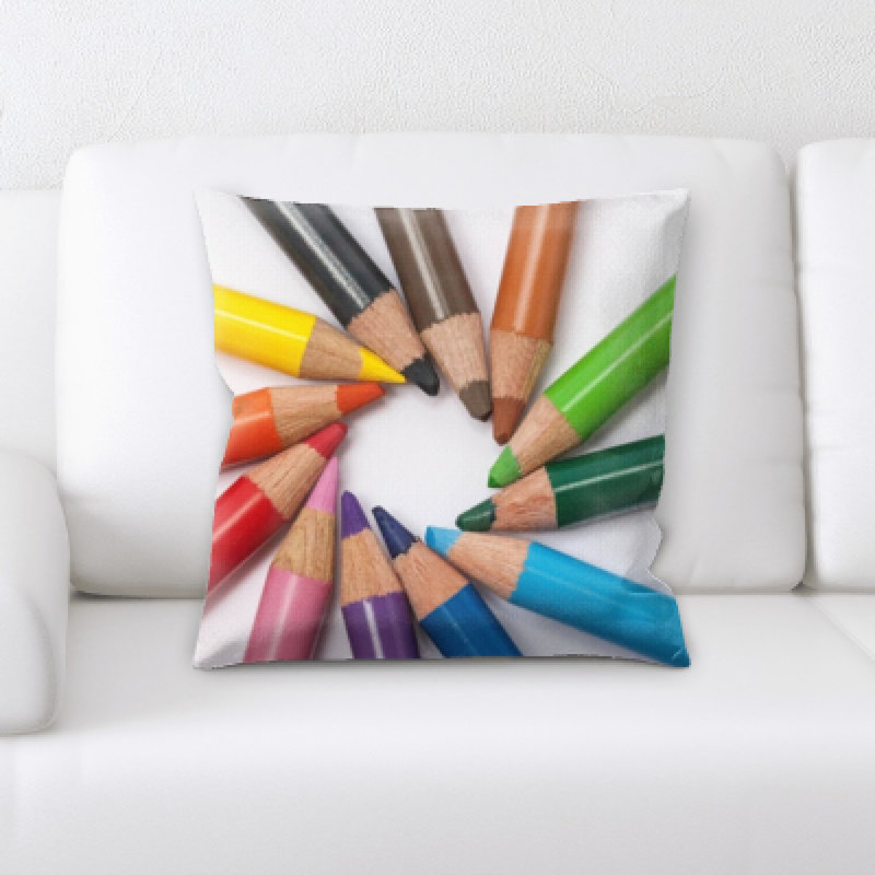 Microsuede Reversible Throw Pillow