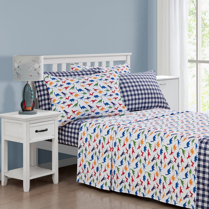 Dino Fun Multi Sheet Set, Twin Sheet Set + 2 Additional pieces