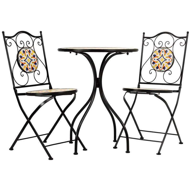 Akur 2 - Person Patio Dining Set Round Table
