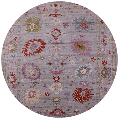 Tapis oriental mauve / rouge / vert Rowdy
